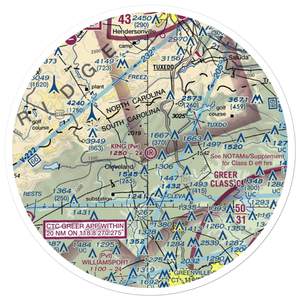 King Field (SC78) VFR Sectional Sticker (30 mile)