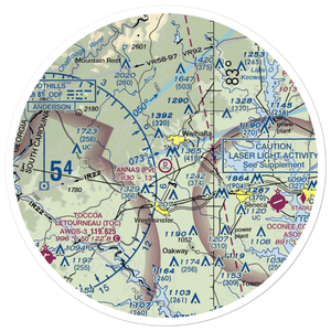 Anna's Airport (SC70) VFR Sectional Sticker (30 mile)