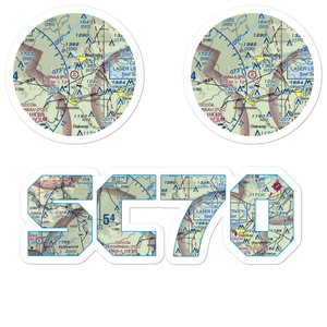 Anna's Airport (SC70) VFR Sectional Sticker Pack