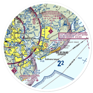 Raven's Run Airport (SC65) VFR Sectional Sticker (30 mile)
