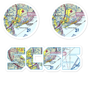 Raven's Run Airport (SC65) VFR Sectional Sticker Pack