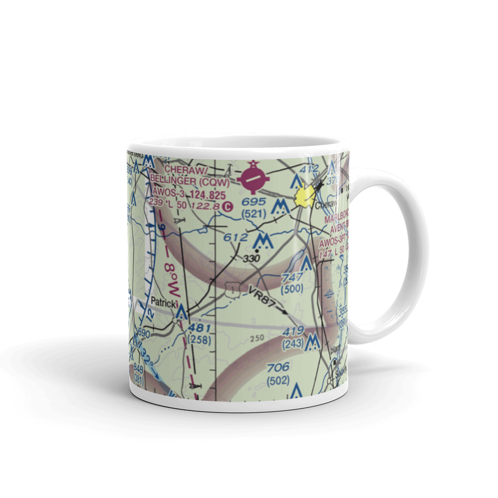 Wild Irish Rose Airport (SC61) VFR Sectional  Mug 