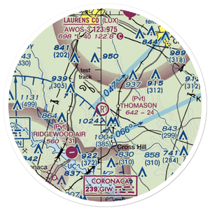 Thomason Airfield (SC56) VFR Sectional Sticker (20 mile)