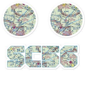 Thomason Airfield (SC56) VFR Sectional Sticker Pack