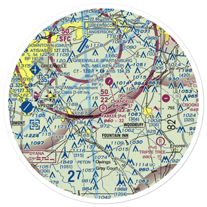 Parker Field (SC47) VFR Sectional Sticker (30 mile)