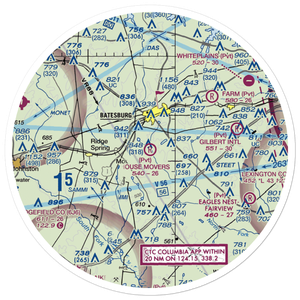 House Movers Field (SC46) VFR Sectional Sticker (30 mile)