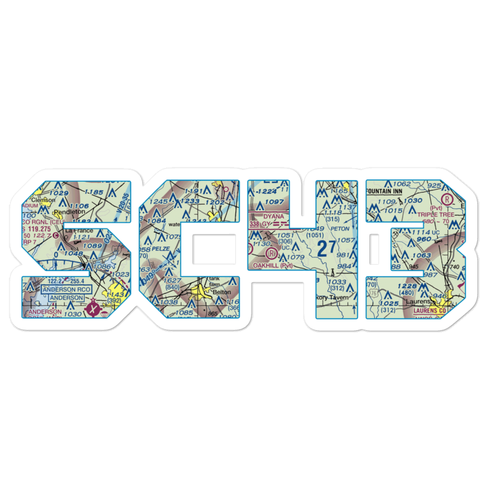 Moore's Field (SC43) VFR Sectional Sticker 