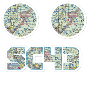 Moore's Field (SC43) VFR Sectional Sticker Pack