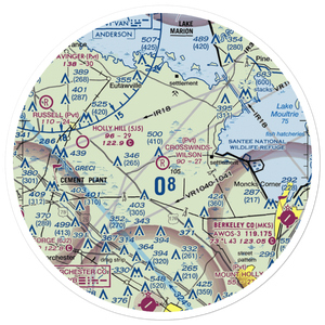 Crosswinds-Wilson Private Airport (SC37) VFR Sectional Sticker (30 mile)