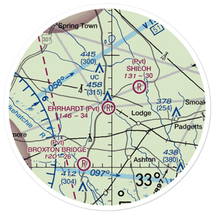 Ehrhardt Airport (SC35) VFR Sectional Sticker (20 mile)