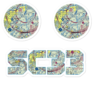 Cox Airport (SC33) VFR Sectional Sticker Pack