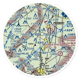 Sky Valley Airpark (SC32) VFR Sectional Sticker (20 mile)