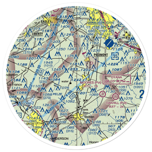 Sky Valley Airpark (SC32) VFR Sectional Sticker (30 mile)