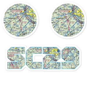 Mc Kay Airport (SC29) VFR Sectional Sticker Pack