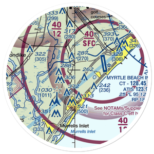 Javika Airport (SC28) VFR Sectional Sticker (20 mile)