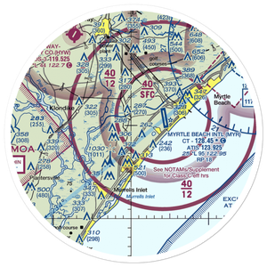 Javika Airport (SC28) VFR Sectional Sticker (30 mile)