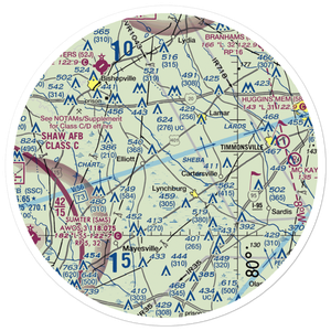 Tallon Field (SC27) VFR Sectional Sticker (30 mile)