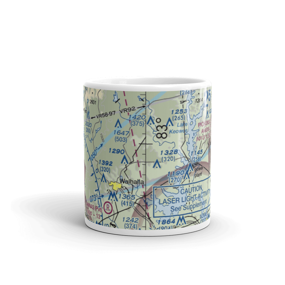 Hawks Nest Farm Airport (SC26) VFR Sectional  Mug 