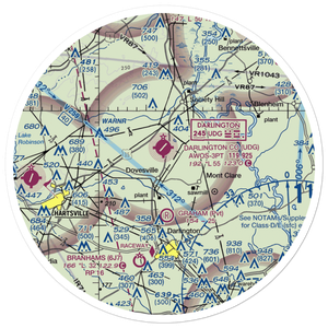 Ross Strip (SC25) VFR Sectional Sticker (30 mile)