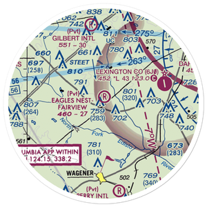 Eagles Nest-Fairview Airpark (SC23) VFR Sectional Sticker (20 mile)