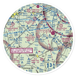 Eagles Nest-Fairview Airpark (SC23) VFR Sectional Sticker (30 mile)