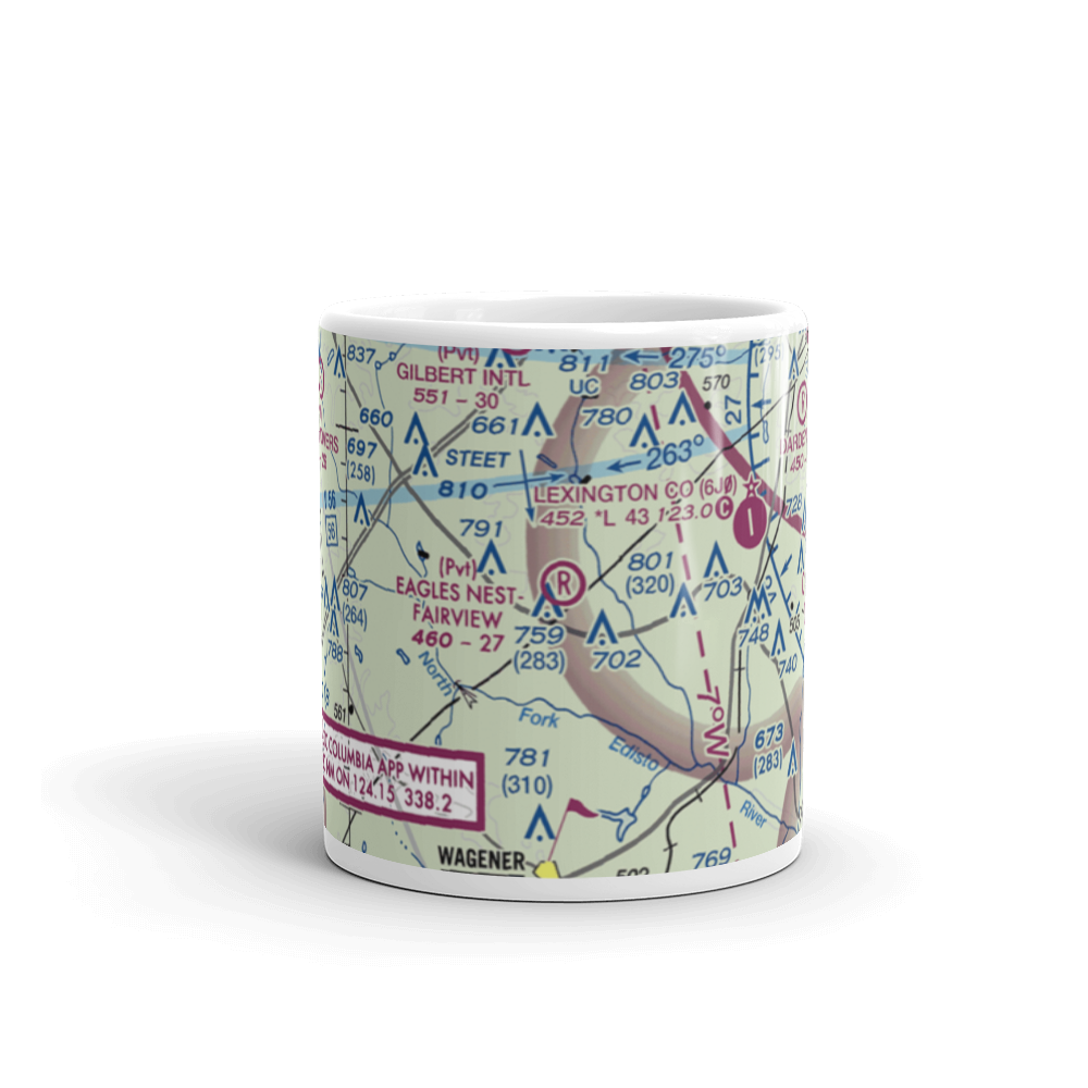 Eagles Nest-Fairview Airpark (SC23) VFR Sectional  Mug 