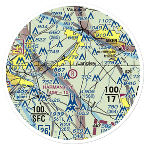 Harman Airport (SC20) VFR Sectional Sticker (20 mile)