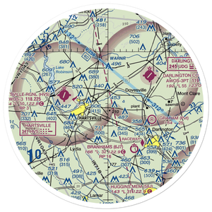 Curry Airport (SC16) VFR Sectional Sticker (30 mile)
