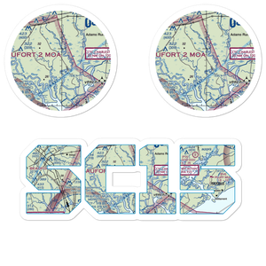 Airy Hall Airport (SC15) VFR Sectional Sticker Pack