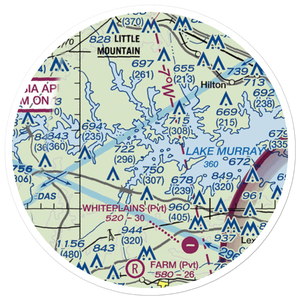 Shealy Airport (SC14) VFR Sectional Sticker (20 mile)