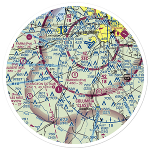 Darden Airport (SC13) VFR Sectional Sticker (30 mile)