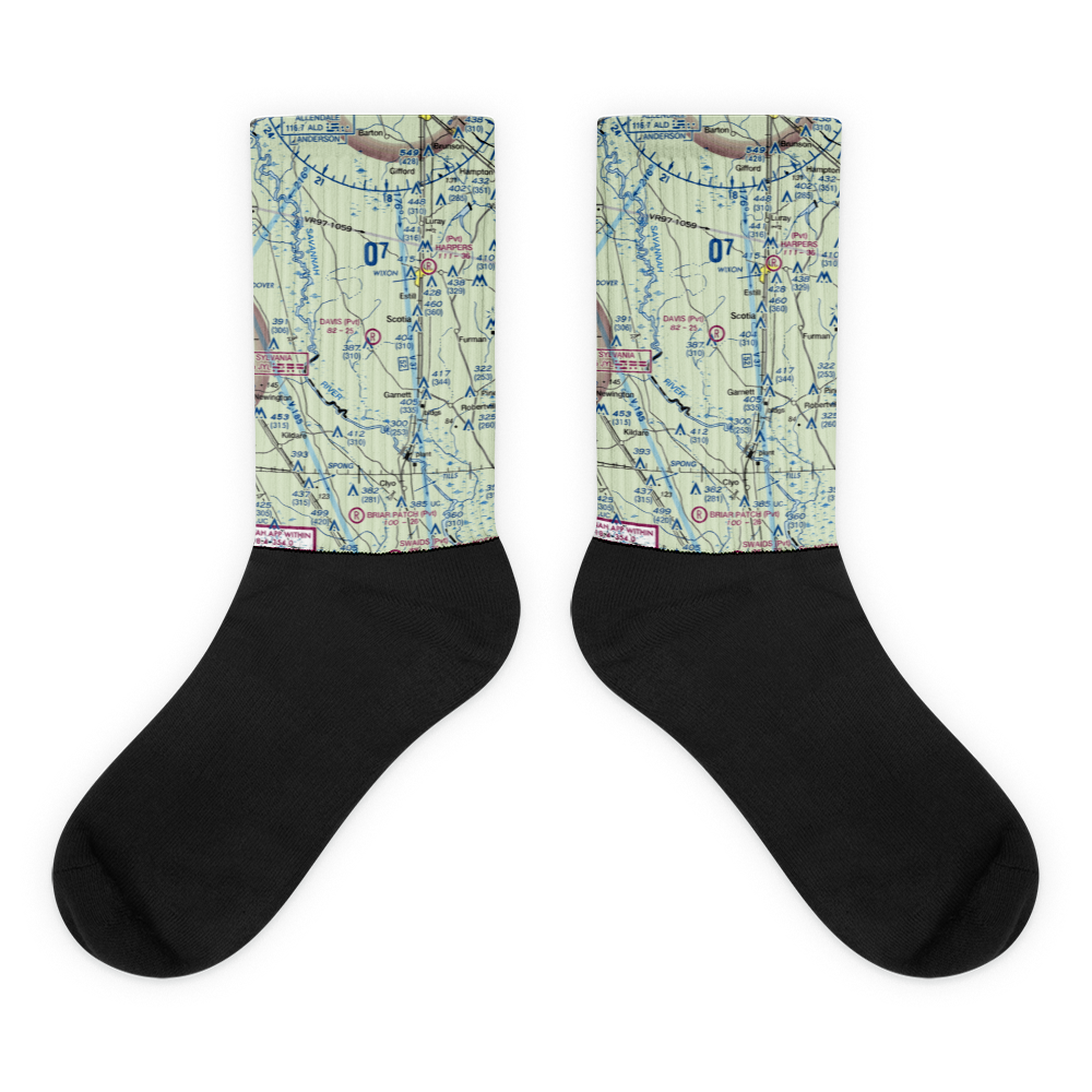 Davis Airport (SC12) VFR Sectional Socks 