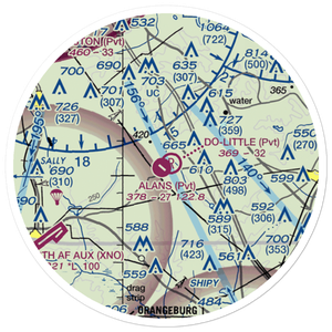 Alan's Airport (SC07) VFR Sectional Sticker (20 mile)