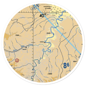 Sandwash Backcountry Strip (SAND) VFR Sectional Sticker (30 mile)