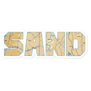 Sandwash Backcountry Strip (SAND) VFR Sectional Sticker
