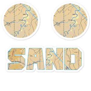 Sandwash Backcountry Strip (SAND) VFR Sectional Sticker Pack