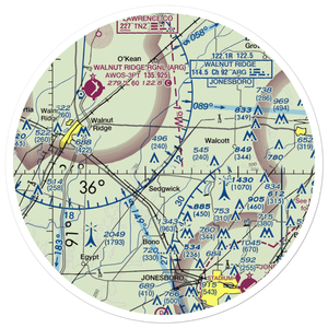 Scotts Field (RSCO) VFR Sectional Sticker (30 mile)