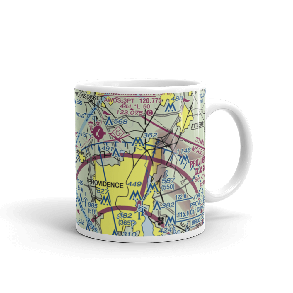 Plouffe Landing Seaplane Base (RI28) VFR Sectional  Mug 