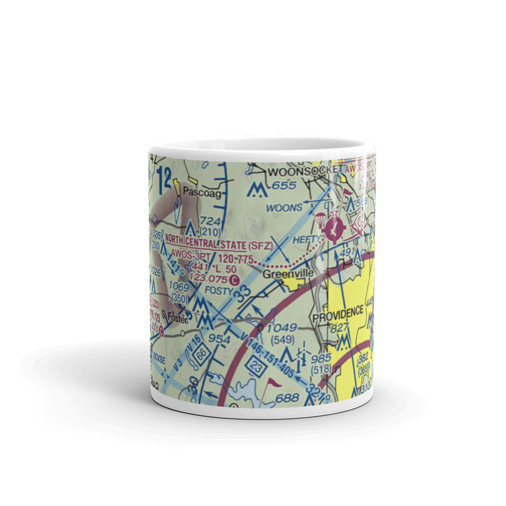 Plouffe Landing Seaplane Base (RI28) VFR Sectional  Mug 