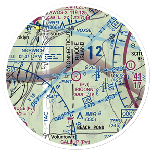 Riconn Airport (RI11) VFR Sectional Sticker (20 mile)