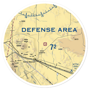 Sierra Blanca Airport (RBLA) VFR Sectional Sticker (30 mile)