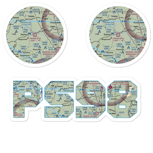 Travis Airport (PS98) VFR Sectional Sticker Pack