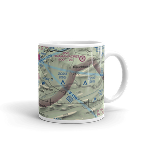 Poverty Airport (PS73) VFR Sectional  Mug