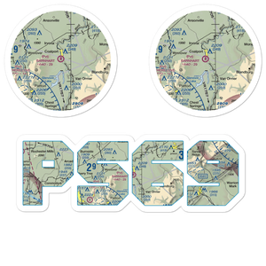 Barnhart Airport (PS69) VFR Sectional Sticker Pack