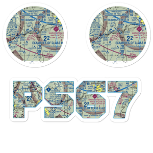 Uphill Airport (PS67) VFR Sectional Sticker Pack