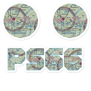 Parker-Cramer Airport (PS66) VFR Sectional Sticker Pack