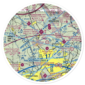 Gunden Airport (PS54) VFR Sectional Sticker (30 mile)