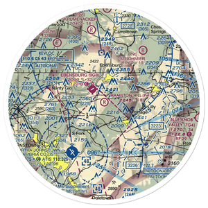 Hamilton Hill Airport (PS47) VFR Sectional Sticker (30 mile)