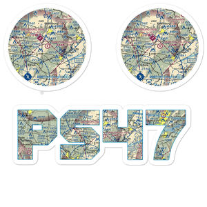 Hamilton Hill Airport (PS47) VFR Sectional Sticker Pack