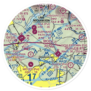 Graystrip Airport (PS46) VFR Sectional Sticker (20 mile)